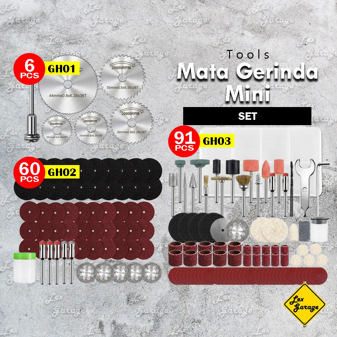 Mata Gerinda Mini Grinder Set Bor Mini