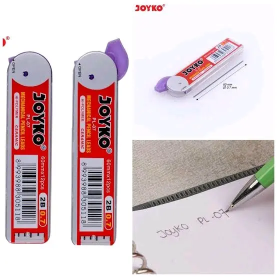Refill Pencil Mechanical Joyko PL-05 PL-07 0.5mm 0.7mm - Stationery Pensil 5