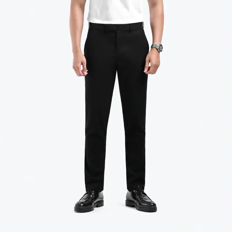 HEYMALE FINEST CORD REGULAR PANTS CELANA PANJANG PRIA JET BLACK 0