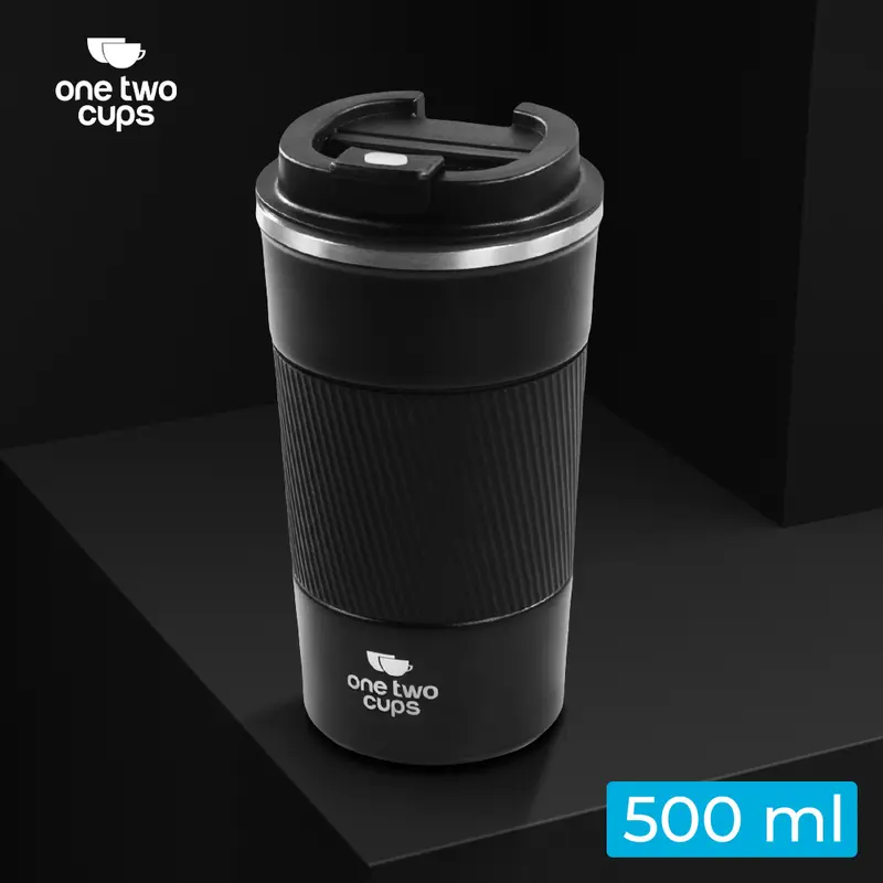 One Two Cups Botol Minum Tumbler Air Panas Dingin Anti Slip Stainless - IT-51 Bottles Water Plastik 0