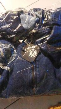 Product Review of JAKET BOMBER MODEL  BORDIRAN SIMPLE VARIAN WARNA BIRU TUA & BIRU MUDA Denim Jeans Nyaman Panjang Pria Top Distro Keren Atasan Casual from ** m**a d**a a** 0