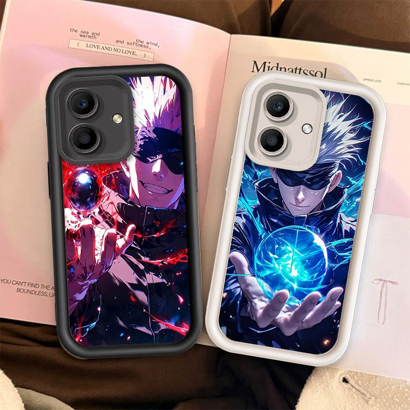 Jujutsu Kaisen anime Gojo Satoru creative illustration trendy couple protective…
