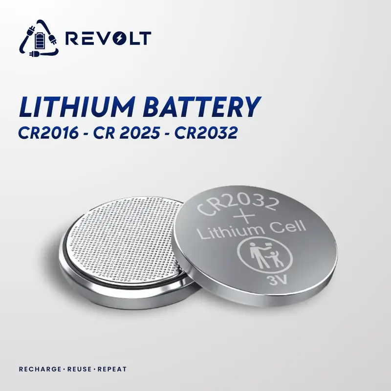 Revolt - Baterai Kancing CR2016 CR2025 CR2032 3V / Battery Lithium Button Cell 0