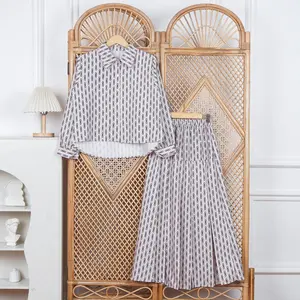 ALUNA - Setelan Rok Azalia Wanita Kekinian One Set Premium Jumbo One set Rok dan Atasan Kekinian