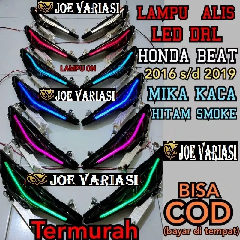 Variasi Sein Beat Esp/Beat Street Tahun 2016-2019 - Paket Renteng atau Sein - Bahan Berkualitas Tahan Lama - Lampu, Car Lampu Motorcycle