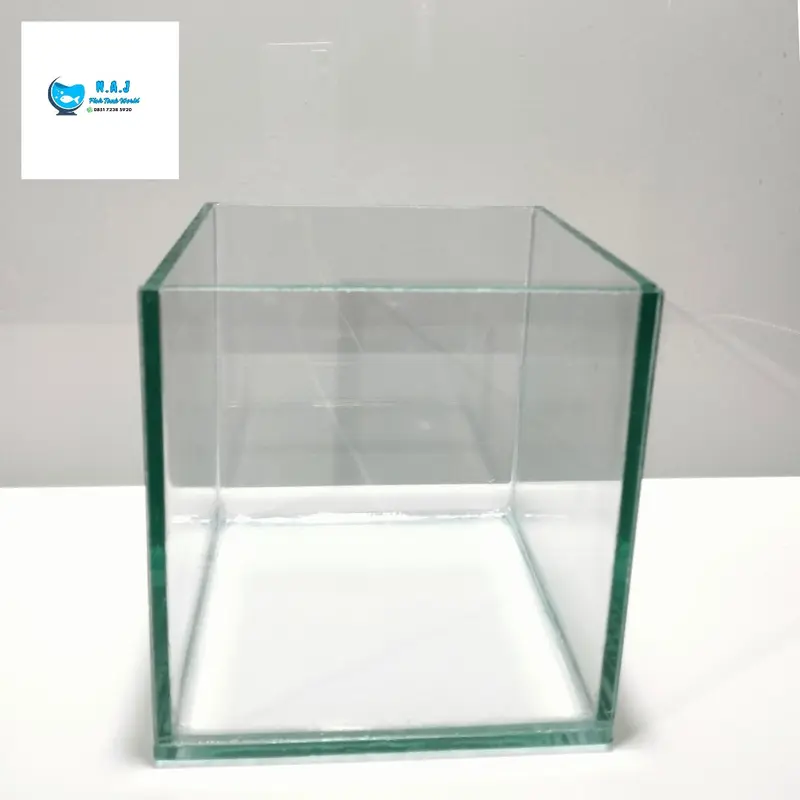 Aquarium mini 15x15x15 / Soliter 15x15x15 cocok untuk ikan Cupang/Molly/Guppy/Baby Channa 1