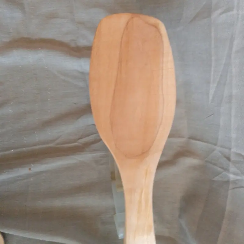 centong cutil bahan kayu mahoni silicone utensils sodet woodpulp tidak transfer panas 4