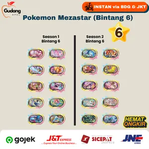 Pokemon Mezastar Original Season 1 , 2 & 3 – Bintang 6 Legendaris! Superstar Pokemon