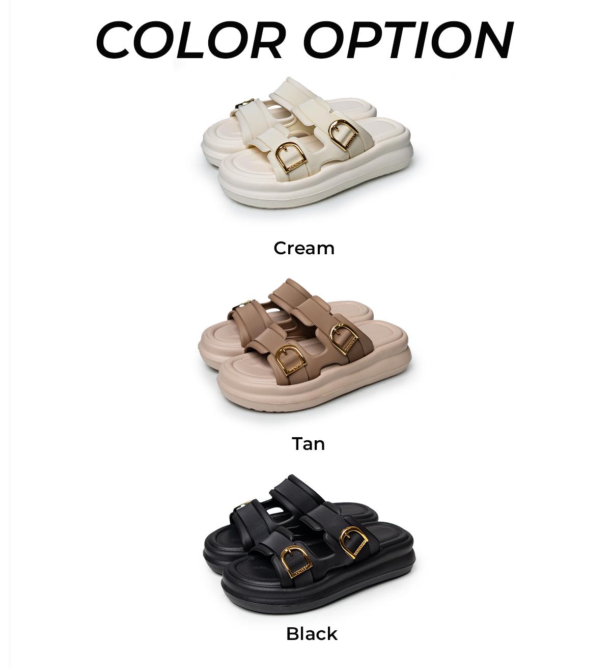 [MACKER'S] 2553 Sandal Wanita Casual Nyaman Dipakai Seharian Sol Tebal Empuk Model Modern