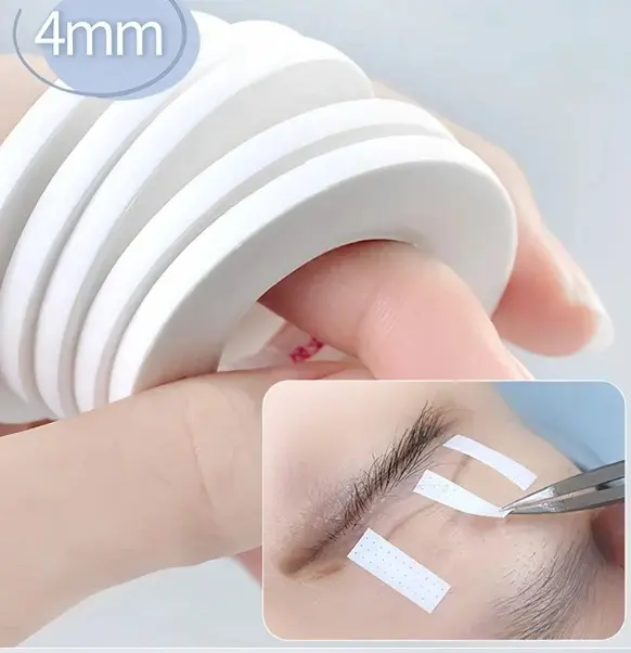 Tape Mini 4mm Bulu Mata Lash Extension | Mini Tape penahan eyelid|(untuk teknik tapping angkat kelopak mata) EYELASH EXTENSION Bulumata
