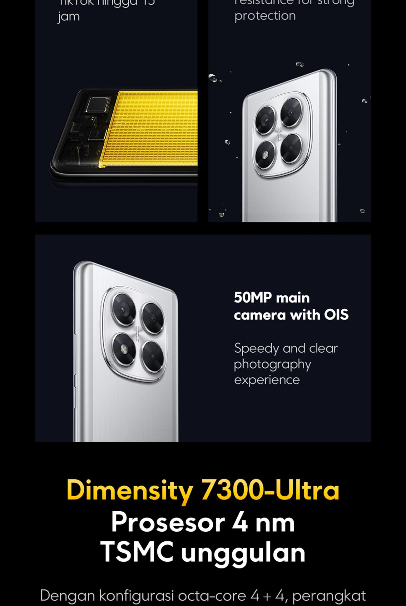 POCO X7 5G | Dimensity 7300-Ultra | CrystalRes 1.5K 120Hz AMOLED curved display | 50MP main camera with OIS [Official Store]