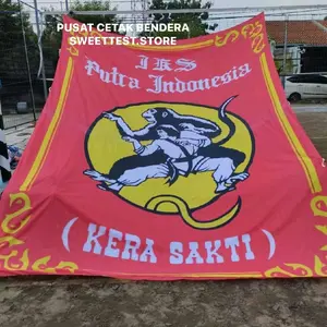 BENDERA 200x300cm, FREE FLAG, STICKER, KUPON BERHADIAH, JUAL BENDERA, BENDERA PRINTING KERA SAKTI, BENDERA IKS PI, GIANTFLAG KERA SAKTI IKS PI, MINIFLAG KERA SAKTI MERAH PI, LOGO PASKER PASONG KERA SAKTI