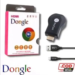 Anycast Dongle Wifi Display Receiver untuk Streaming ke TV Android iOS Mirroring 1080p Garansi 1 Bulan