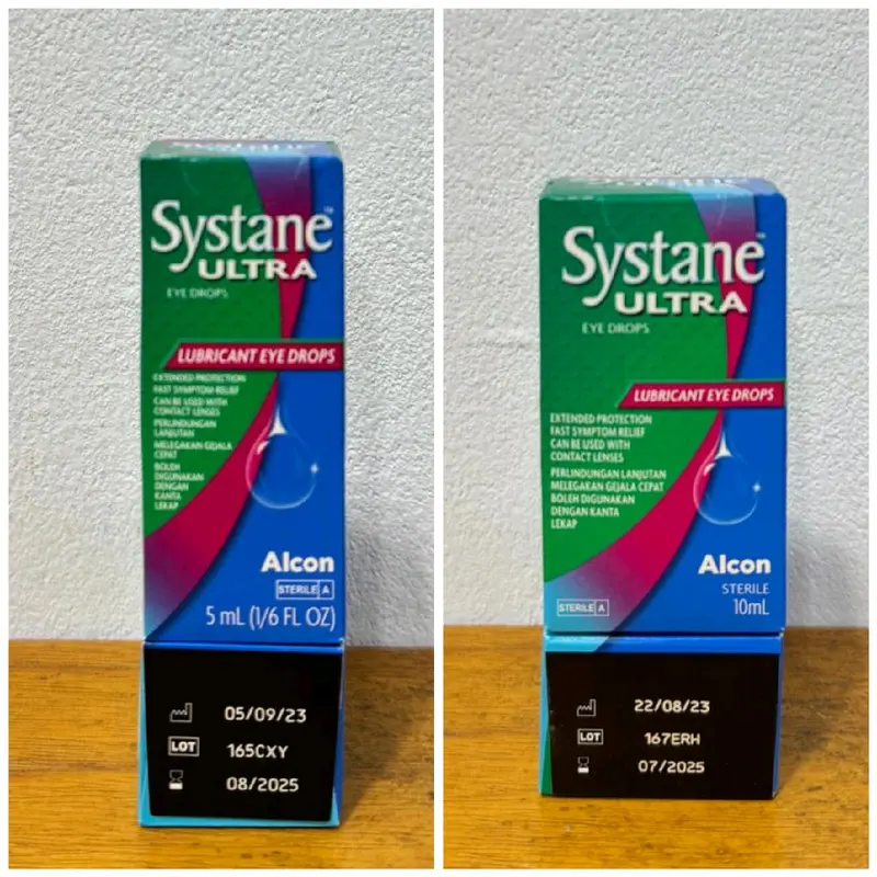 Systane Ultra 5 ML / 10 ML Eye Drops Alcon Tetes Mata 0