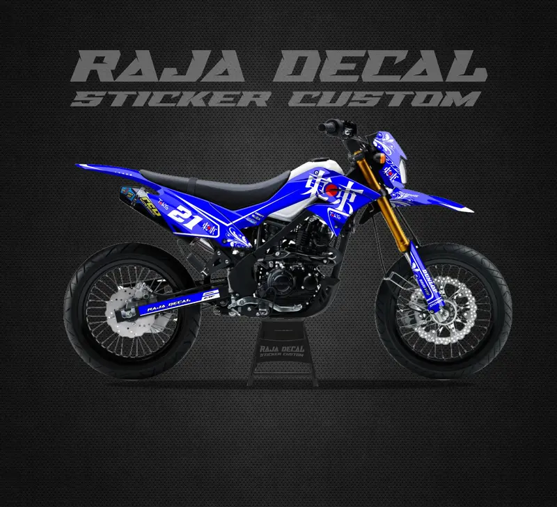Decal Sticker Kawasaki Dtracker Fullbody Stiker Dekal Supermoto Custom Japanes 016 6