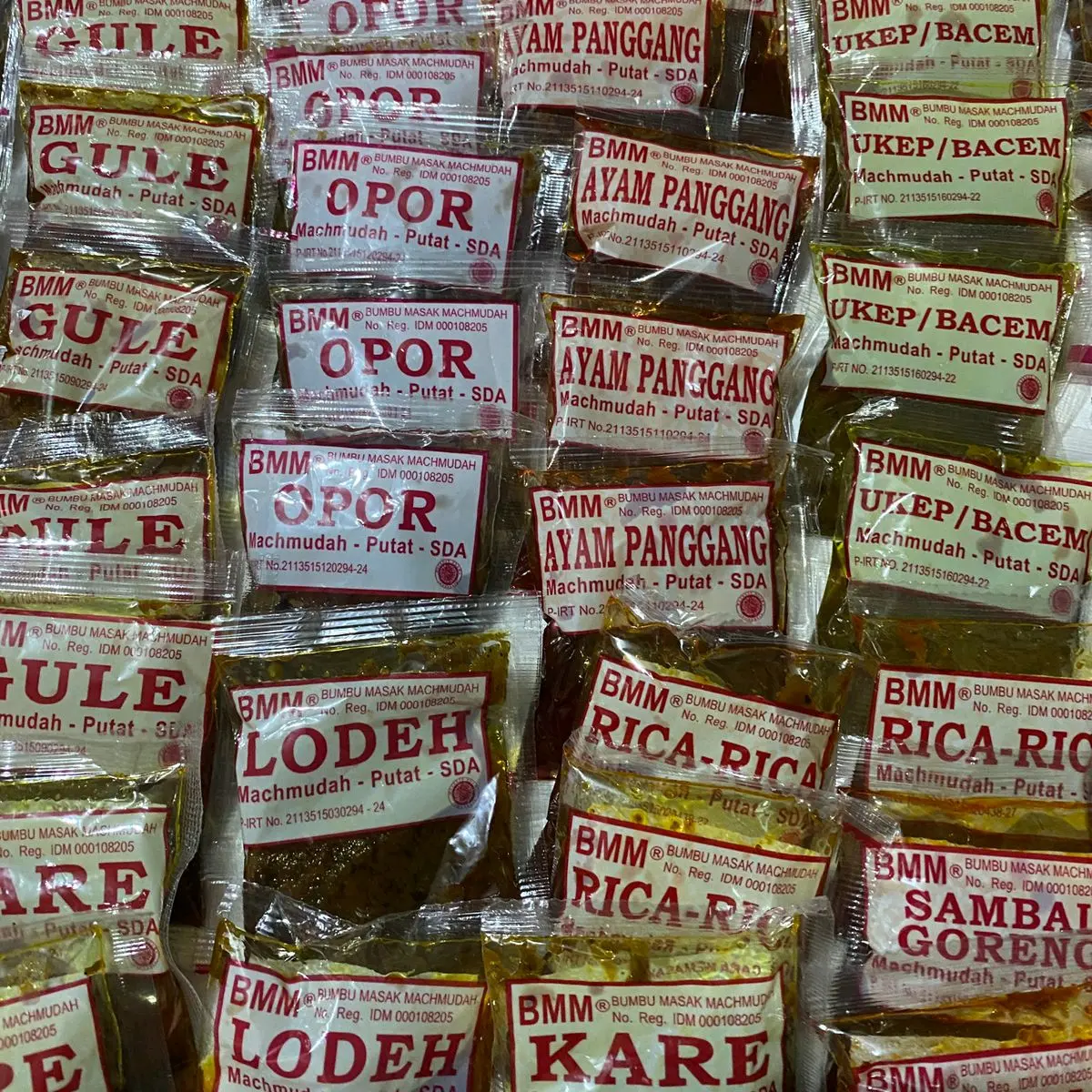 PAKET 12 ~  BUMBU MACHMUDAH  MIX DAPAT 12 VARIANT RASA