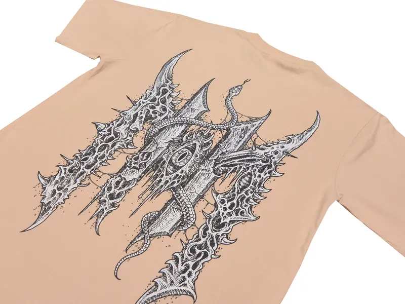 Muffinhooks The Eye Logo Cream - Oversize Tees 3