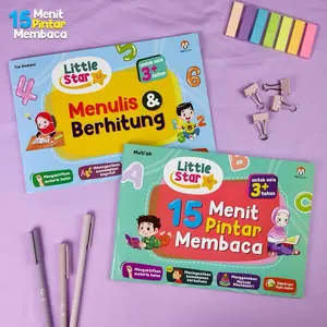 [ISI 2 BUKU] Buku Belajar Membaca - Little Star 15 Menit Pintar Membaca - Usia 3+ -Ziyad Books