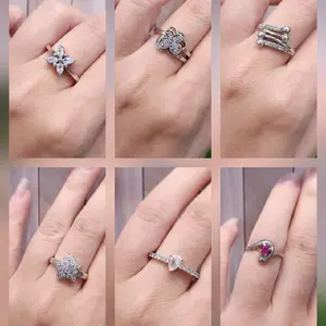 Cincin perak 925.cincin wanita variasi.cincin perak lapis mas anti karat