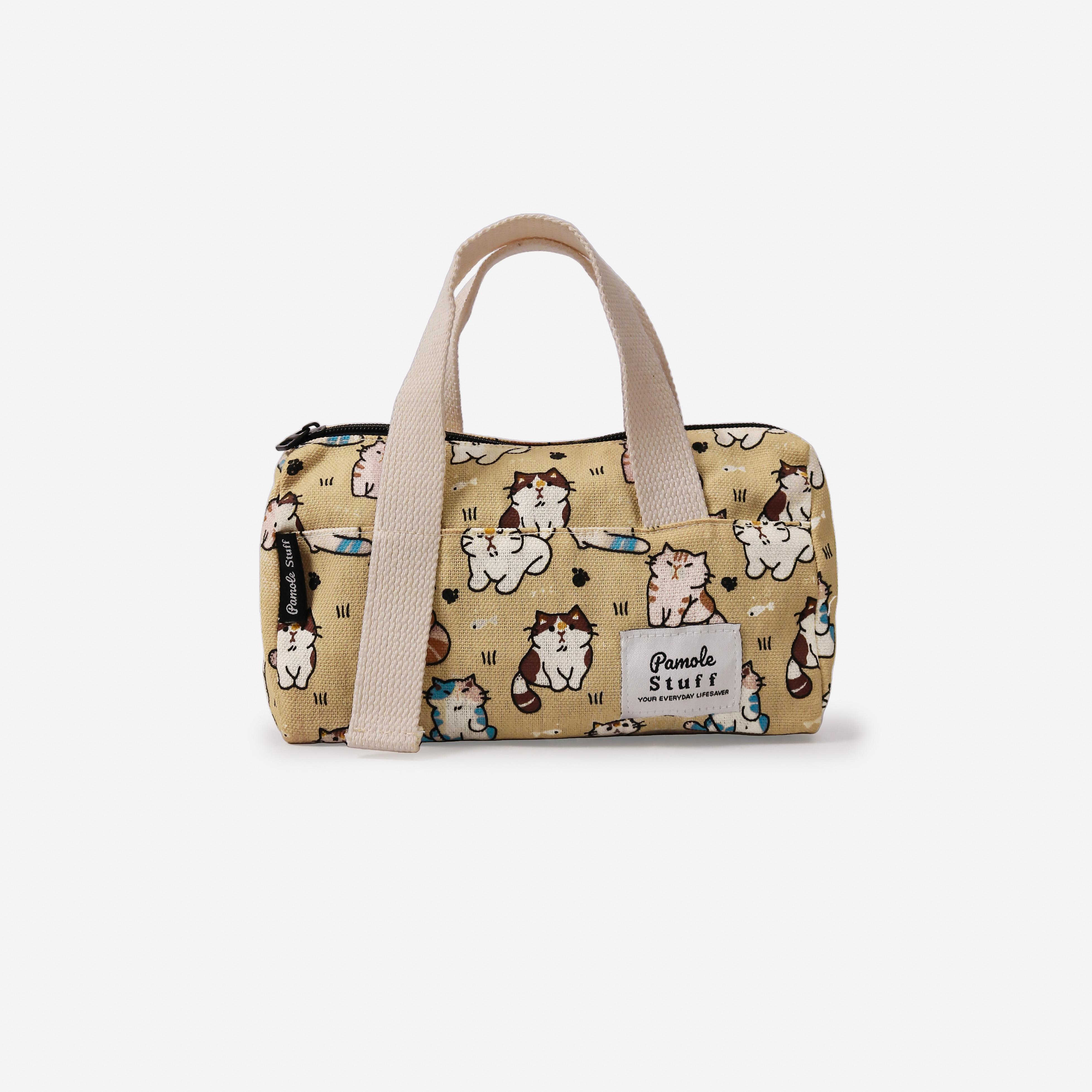 Pamolestuff Pouch Dompet Travelling Bahan Kanvas Penutup Resleting - Lilo Series