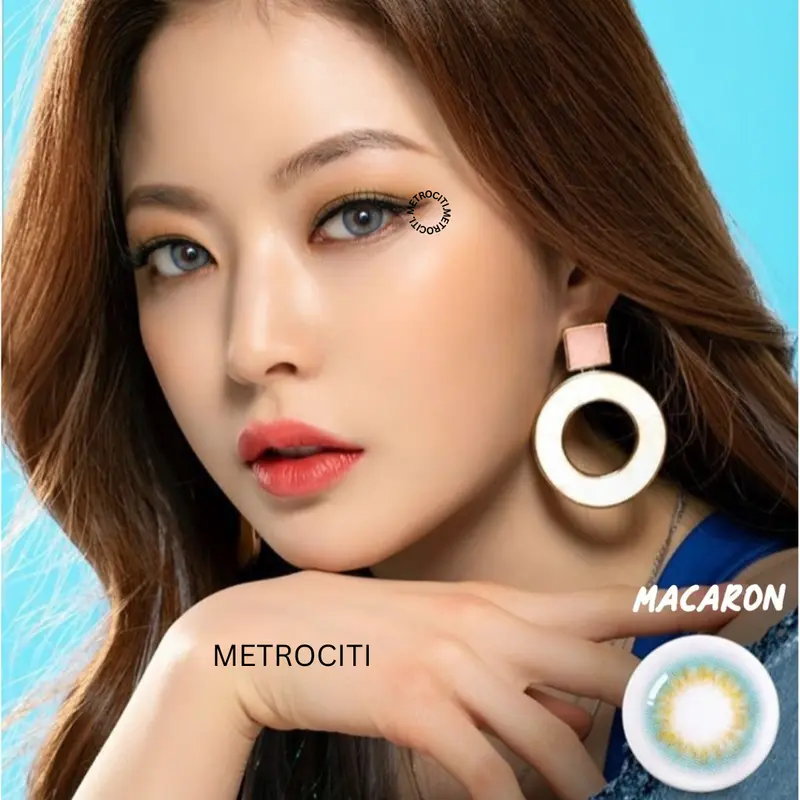METROCITI Softlens SWEETY MACARON 14.5MM  Softlens Minus -0.50 s/d -6.00 , Softlens Brown Minus , Softlens Normal , Softlens Natural , Softlens Terlaris / MC 3