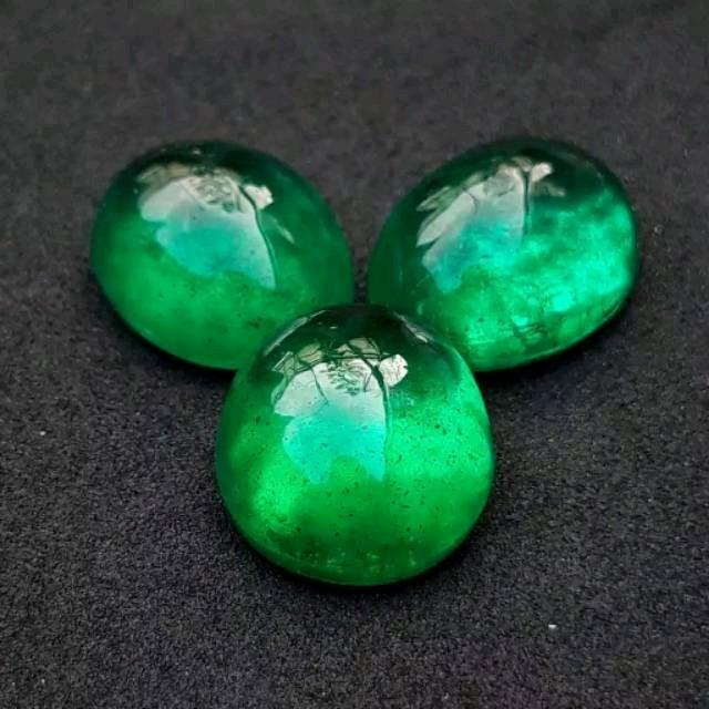 lostone pria istimewa green Zamdrud Zambia top cristal serat kapas 2