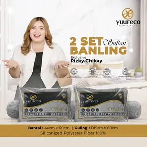 Bantal Guling 2 Set Bundling Paket Bantal Sultan Yuureco Exclusive Rizky Chikay
