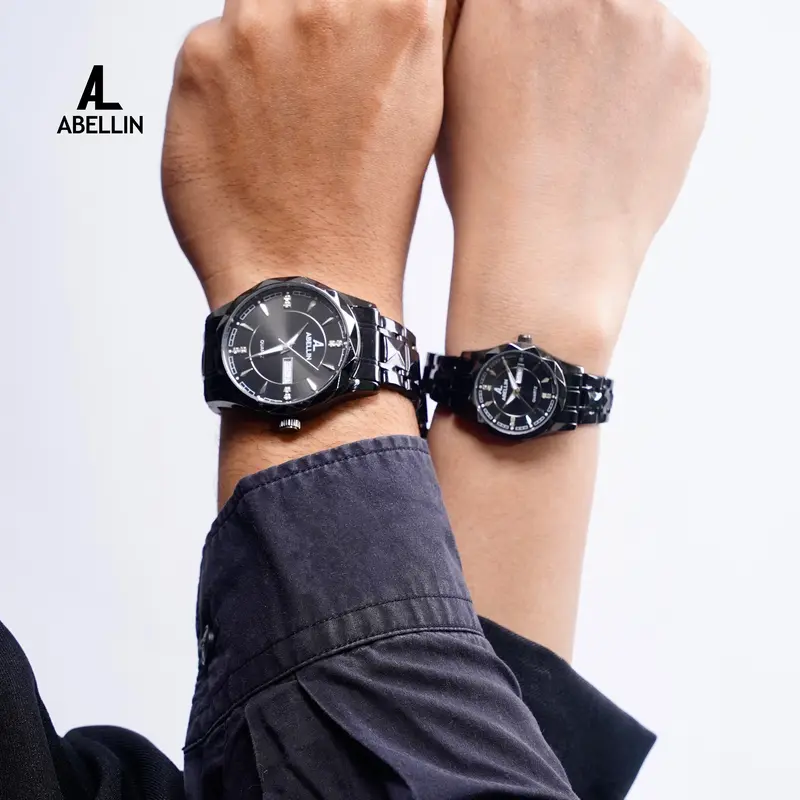 URSA Quartz - Jam Tangan Pria Wanita Couple Premium Original Brand Lokal Analog Eksklusif Bergaransi Mewah Tahan Air Water Resistant Kotak Premium Stainless Watch Watches 2