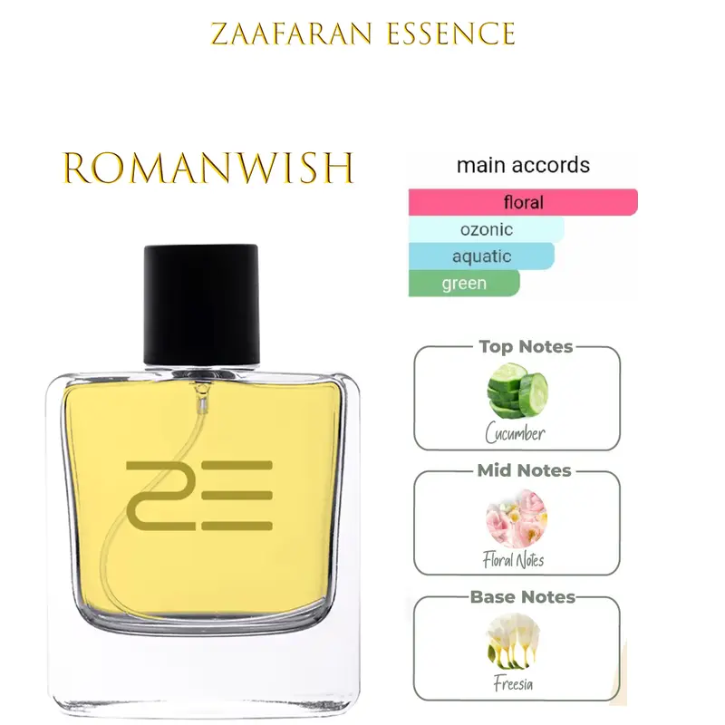 ZAAFARAN ESSENCE - ROMANWISH - INSPIRED PERFUME | AROMA SEGAR TIMUN DAN AQUATIK SERTA TAHAN LAMA 0