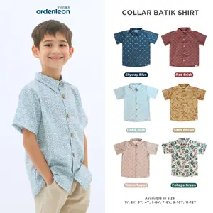ARDENLEON Atasan Kemeja Anak Laki Laki Collar Batik Shirt 1.0 2.0