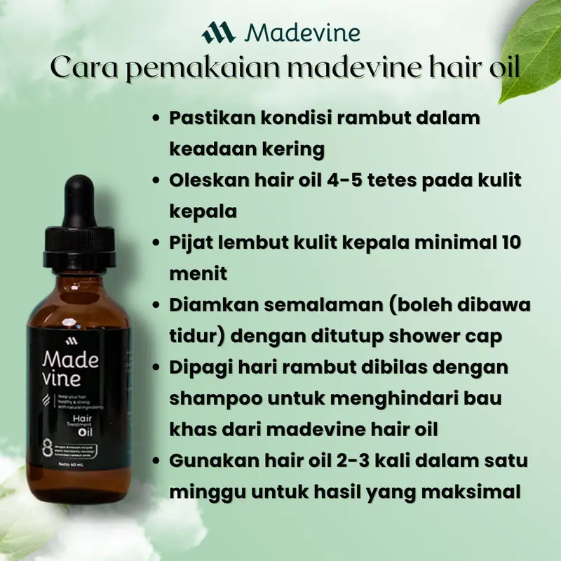 Madevine hair care Bundling Package - Serum Penutrisi rambut serum penumbuh rambut 1