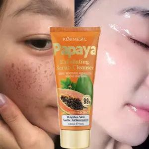 COD Kormesic Sabun Pepaya 100g Facial Wash Pemutih Penghilang Flek Hitam Mencerahkan Warna Kulit Kontrol Minyak Melembabkan Penghilang Flek Hitam Pembersih Wajah Pemutih Wajah Jerawat Tungau Pembersih