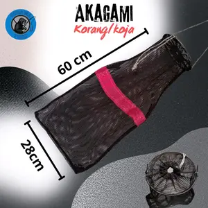 korang / koja fitur tutup Akagami kain halus 40/60 cm