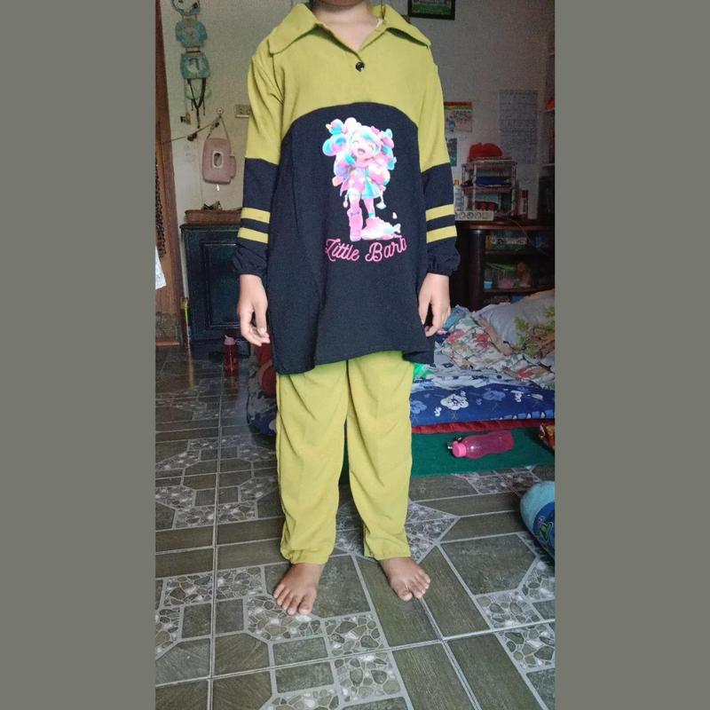 Product Introduction of Setelan Anak Berbie Bahan Crinkle Air Flow Kekinian // Setelan Anak Perempuan Terlaris Dan Viral Little Barbie Set Kids Lengan panjang Motif Fashion Lucu 37