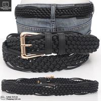 Gambar TALOCCO Ikat Pinggang Rajut Wanita Lebar 3,5 cm Bahan Nyaman & Elastis Cocok untuk Berbagai Gaya Pakaian Tampilan Elegan dan Modis - Hitam dari TALOCCO Kota Administrasi Jakarta Pusat 1 Tokopedia