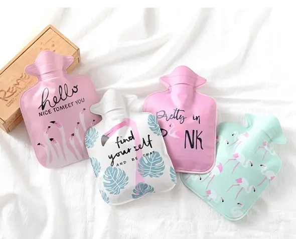 Cartoon Cute Mini Hot Water Bottles Water Filled Small Portable Explosion-proof Winter Hand Warming Water Bag Household Supplies