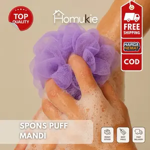 HOMUKIE - Sponge Shower Puff Mandi Anti Daki
