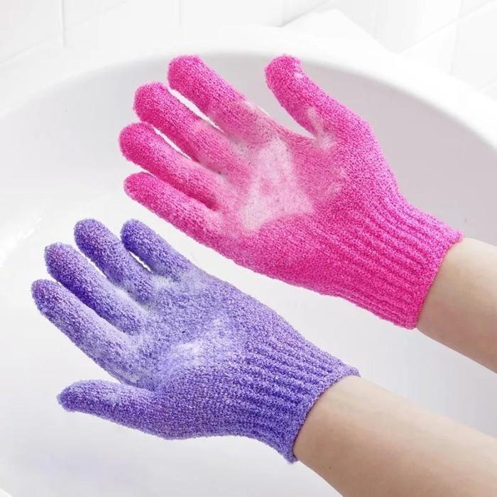 svtn (1pcs) Sarung Tangan Mandi Scruber  - Sarung Tangan Bath Glove Exfoliating Bath scrub Gloves murah berkualitas 2