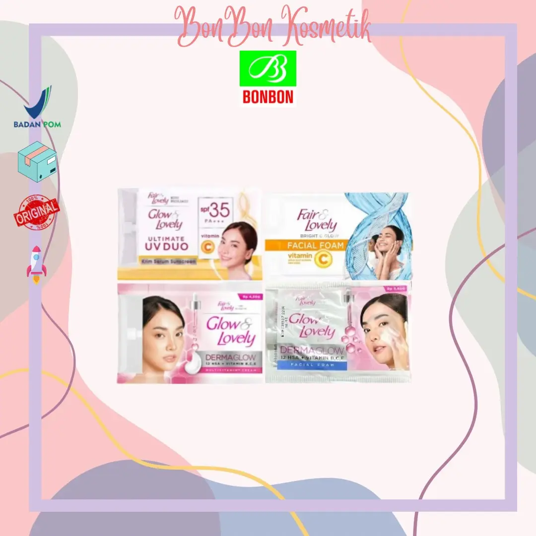 FAIR & LOVELY Facial Foam / Moisturizer Cream ALL VARIAN