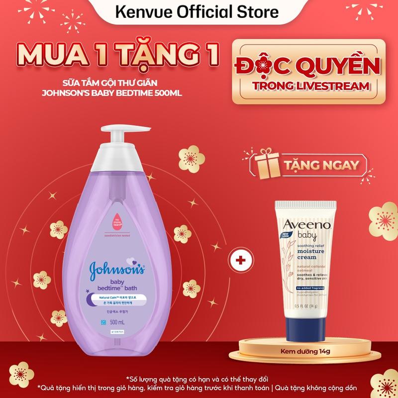 Sữa Tắm Gội Thư Giãn Johnson's Baby Bedtime 500ml Cho Bé