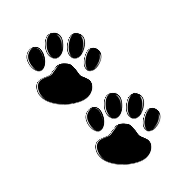 Product Introduction of Pelekat Kereta, Set 2PCS, Pelekat Tapak Kucing Anjing Haiwan 3D Kaki, Bahan PVC, Reka Bentuk Sejuk, Pelekat Kereta, Aksesori Auto 28