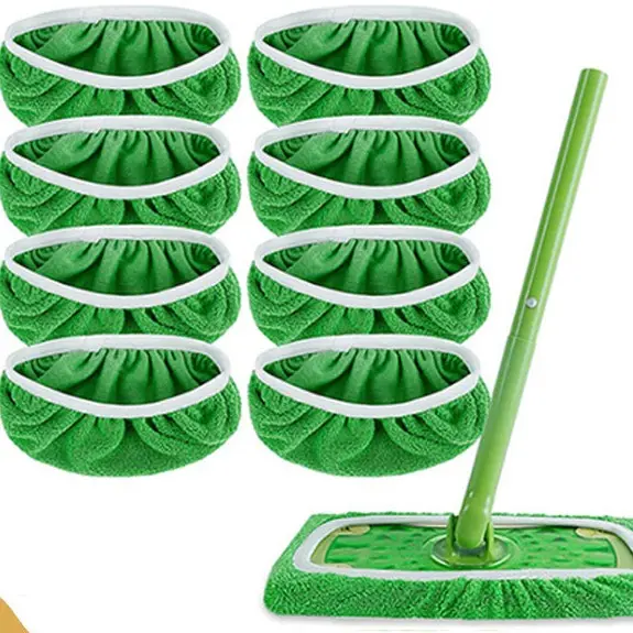 Refill Cover Sarung Kain Pel Lantai Microfiber for Flat Mop -Gray BISA COD 5