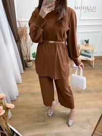 Gambar Regina Set - Setelan Plisket / Setelan Cutbray / Setelan Premium / One Set dari Modelo Atelier Kota Administrasi Jakarta Barat 5 Tokopedia