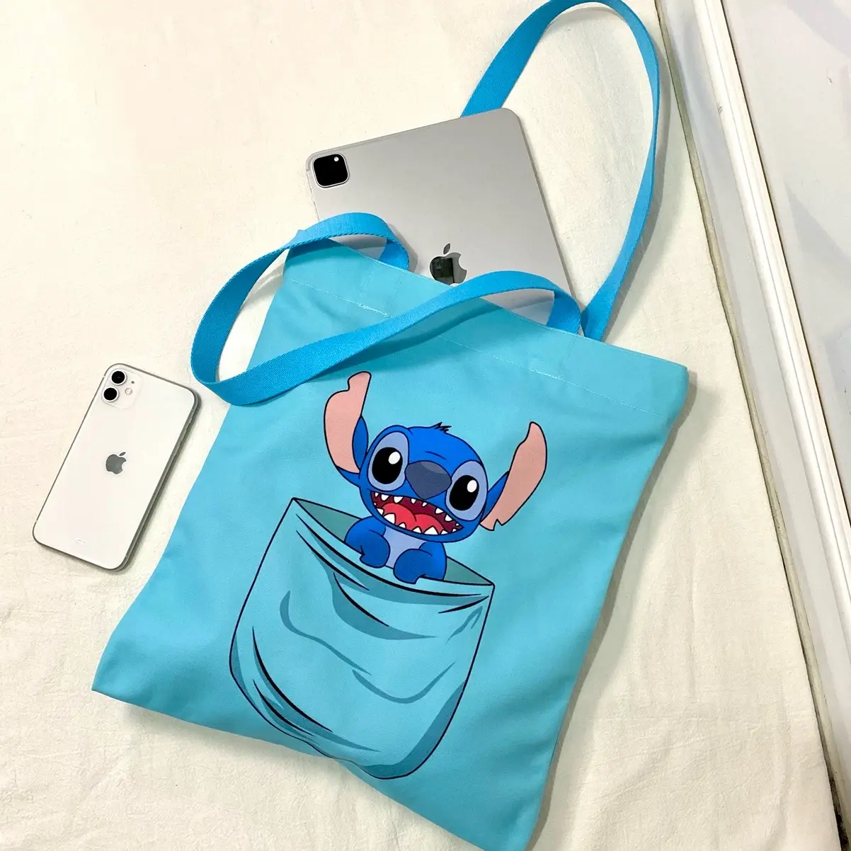 Totebag canvas karakter disney