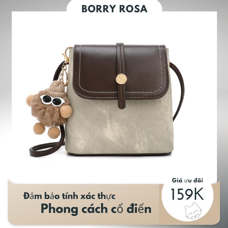 BORRY ROSA/ Túi lật nhỏ cổ điển màu xám tùy chỉnh độc quyền, Phong Cách Mới 2025, Nhỏ Và Dễ Thương, Có Thể Đeo Một Bên Vai Hoặc Đeo Chéo, Dành Cho Nữ, Màu Tùy Chỉnh Có Sẵn Số Lượng Giới Hạn