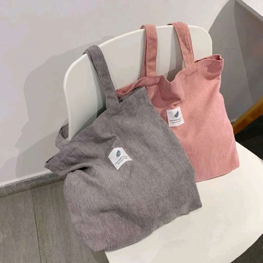FDF Totebag Corduros Premium Corduroy Kantong Wanita