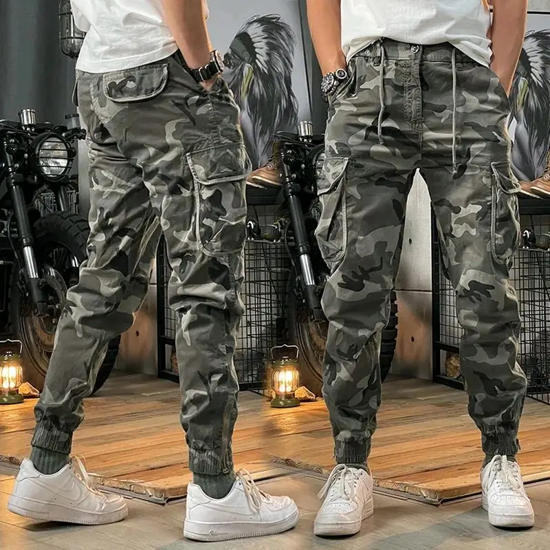 CELANA PANJANG CARGO LORENG COMBAT CARGO PANTS OUTFIT CELANA PRIA DEWASA Style Slimfit Katun twill combed Keren Nyaman Outdoor Kain Army Karet Distro Tactical 2