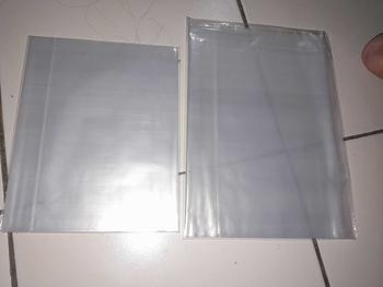 Product Review of Sampul Buku Tulis Plastik Transparan / Bening / Plastic Transparent / Clear Slip On Book Covers Samoyed BKCV-PS Uk. Sidu / Quarto / Kuarto / Kwarto / Big Boss / Boxy from c**t 0
