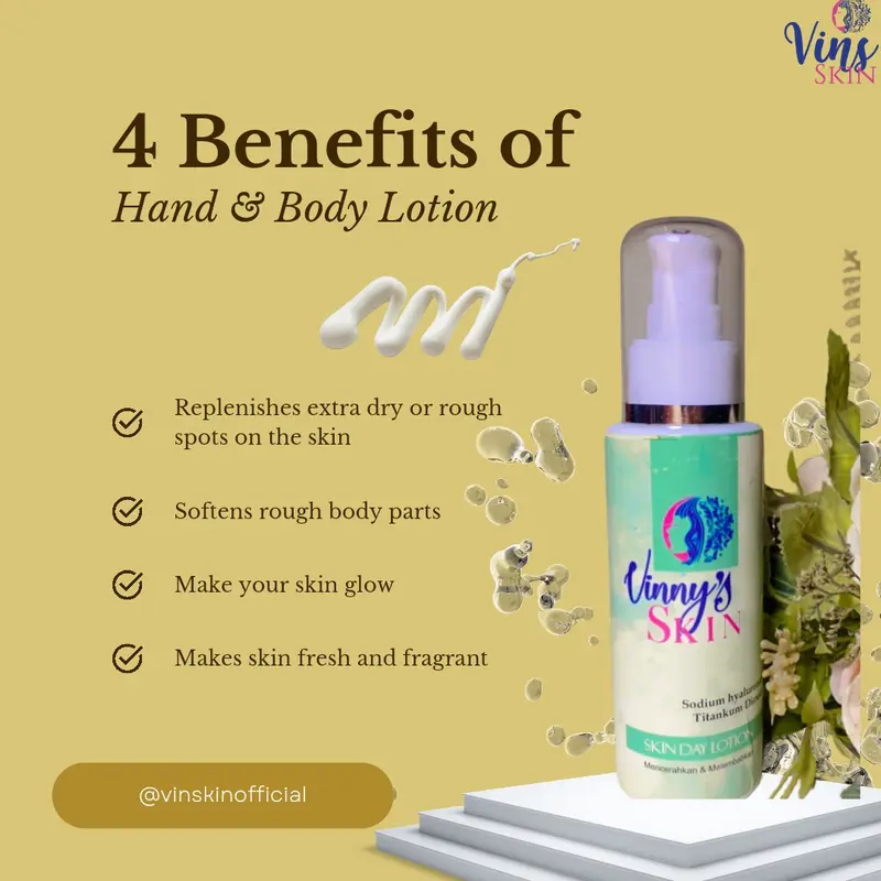 Day Lotion Vinskin/Lotion Siang spf70 Mencerahkan Memutihkan 2