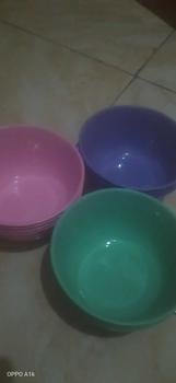 Product Review of (12 PCS) MANGKOK ESTETIK / MANGKOK PLASTIK MURAH / MANGKOK AESTHETIC / MANGKUK SET / UNGU / HIJAU / PINK from k**a 🤍** J**I 0